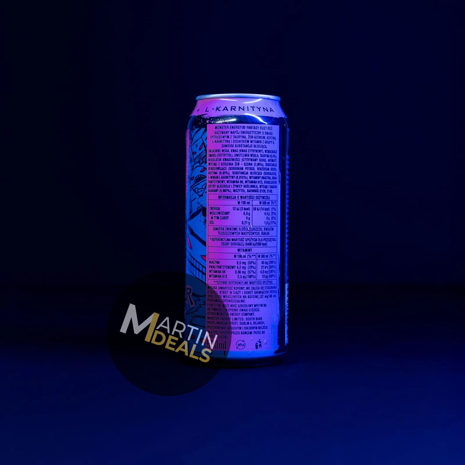 Monster Energy - Ultra Fantasy Ruby Red