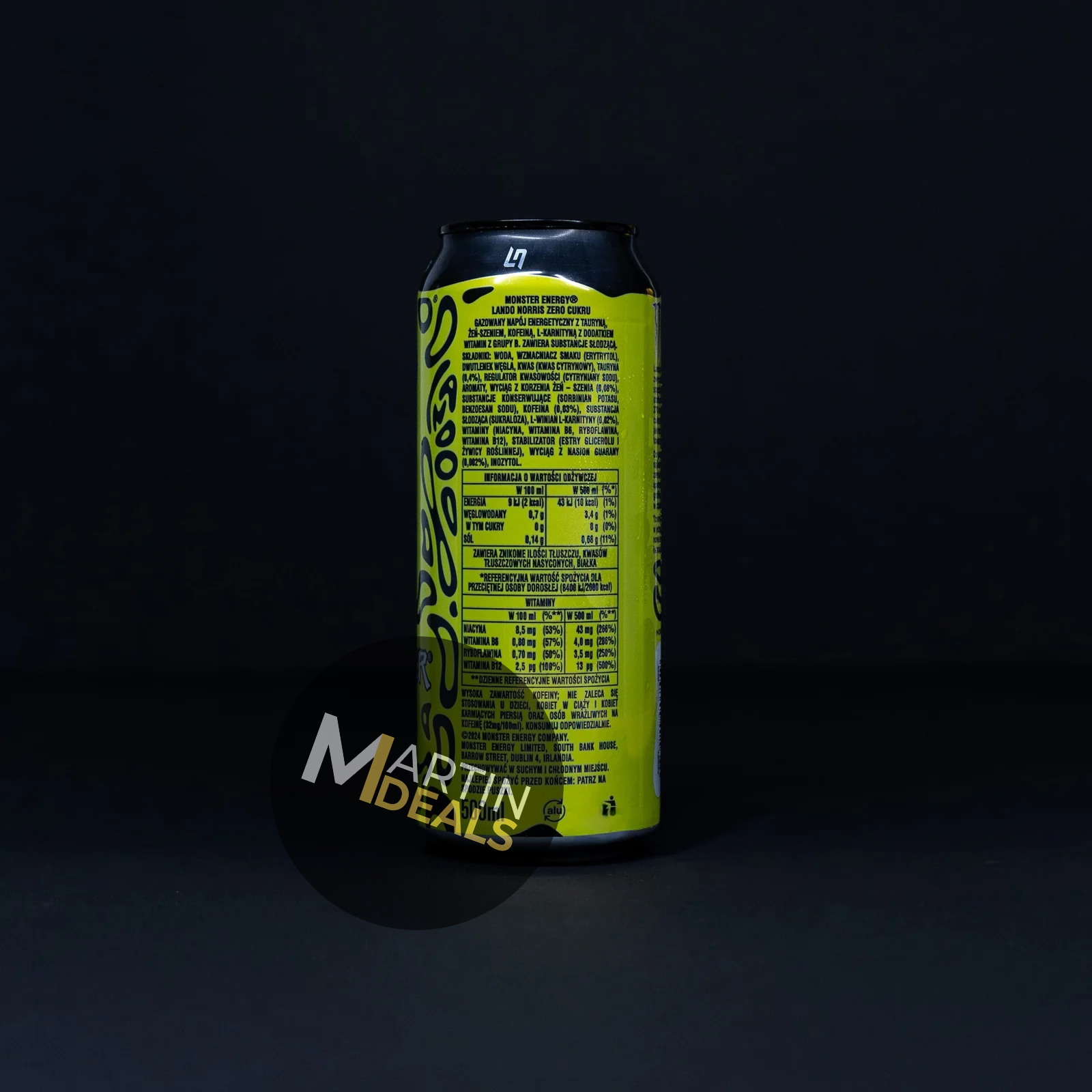 Monster Energy - Lando Norris Zero 500ml