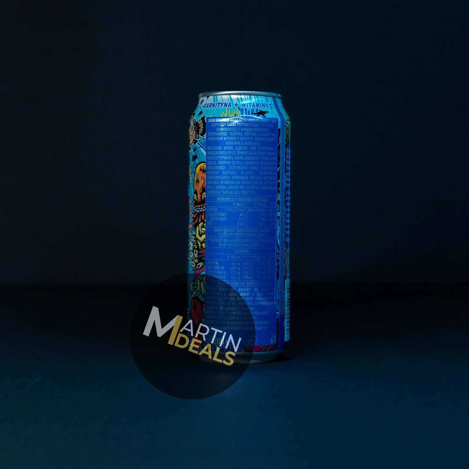 Monster Energy Drink - Juiced Aussie Lemonade 500ml