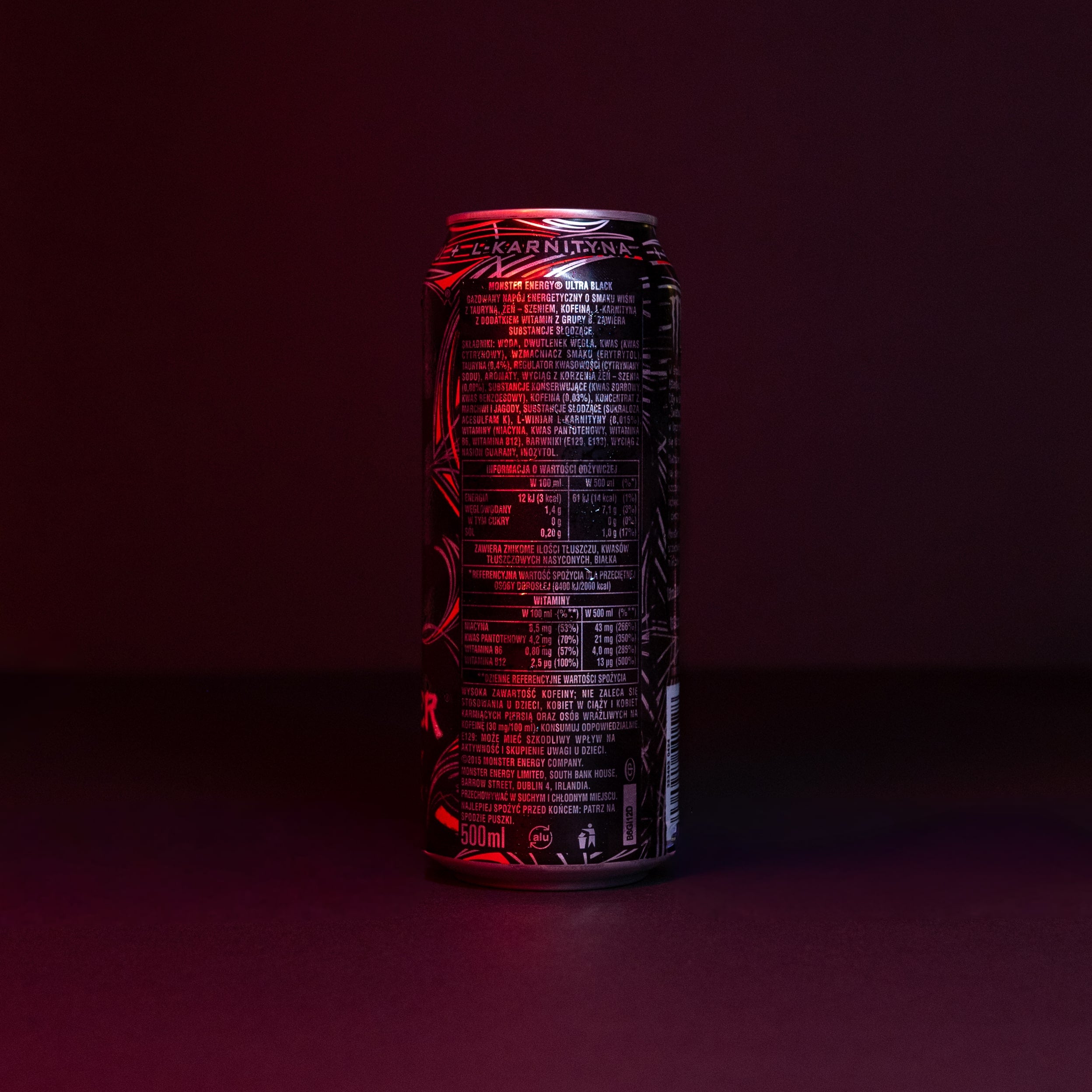 Monster Energy - Ultra Black